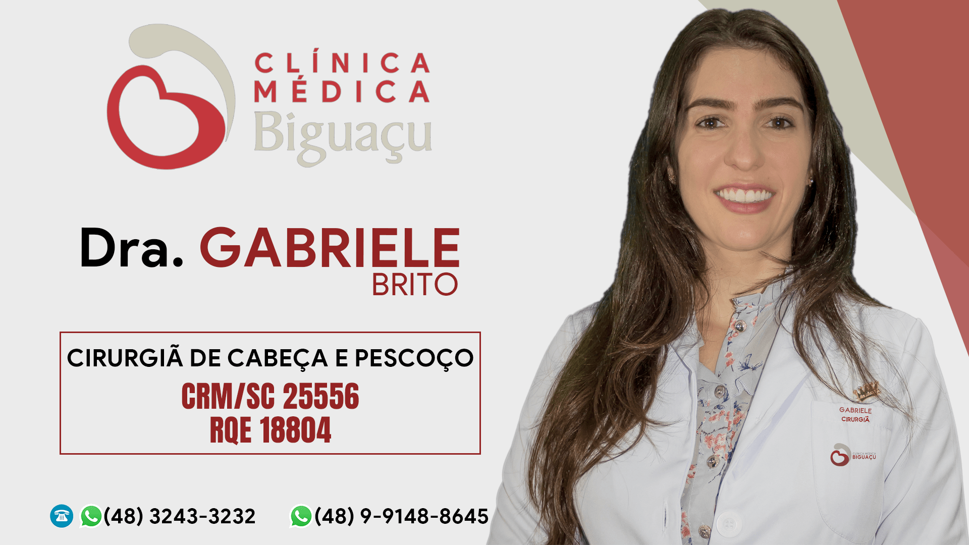 Cirurgiã da Cabeça E Pescoço Clínica Médica Biguaçu