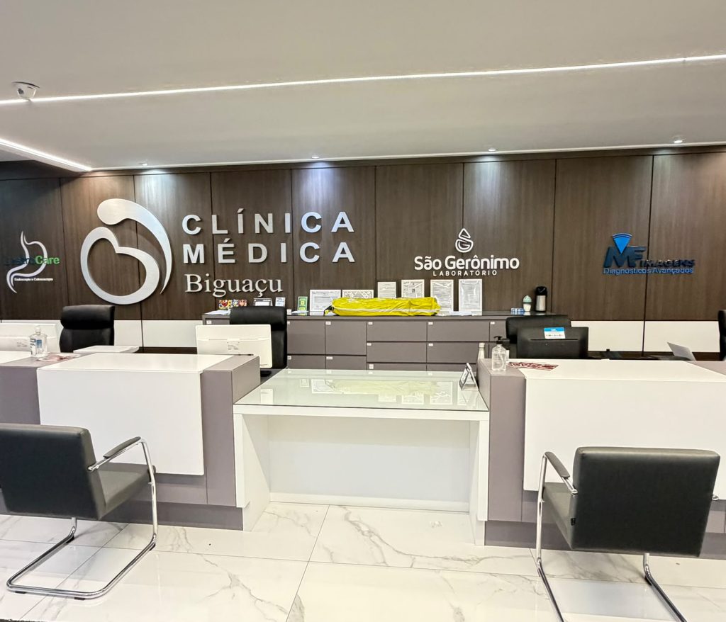 Recepção da Clínica Médica Biguaçu