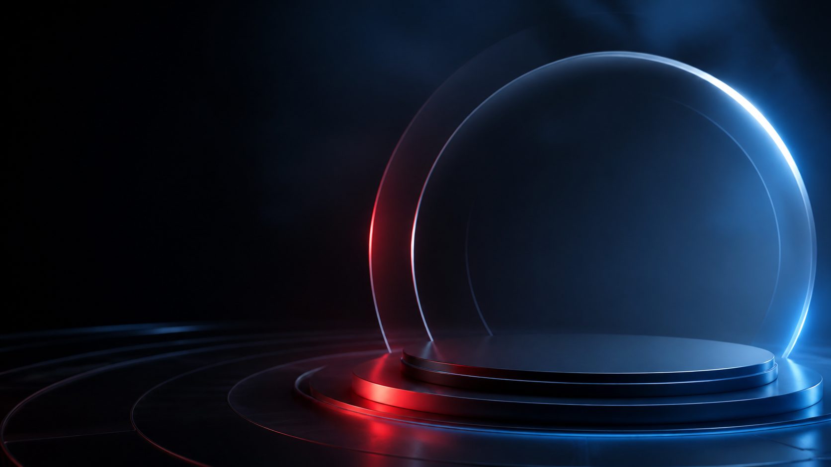 Fundo premium com iluminação azul e vermelha para o Cartão CMB Black